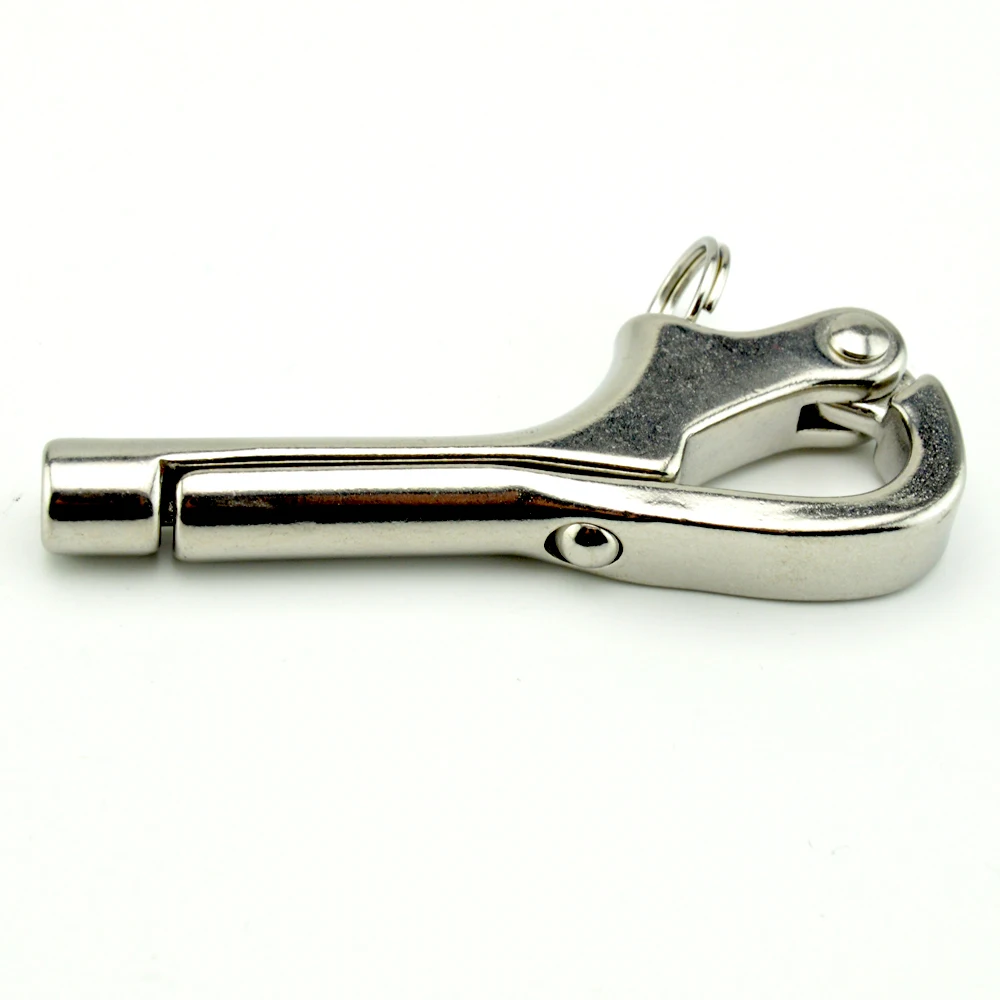 3\'\'/ 4\'\' Openable Pelican Hooks Shackle 316 Stainless Steel Quick Release Hand Rail Guardrails