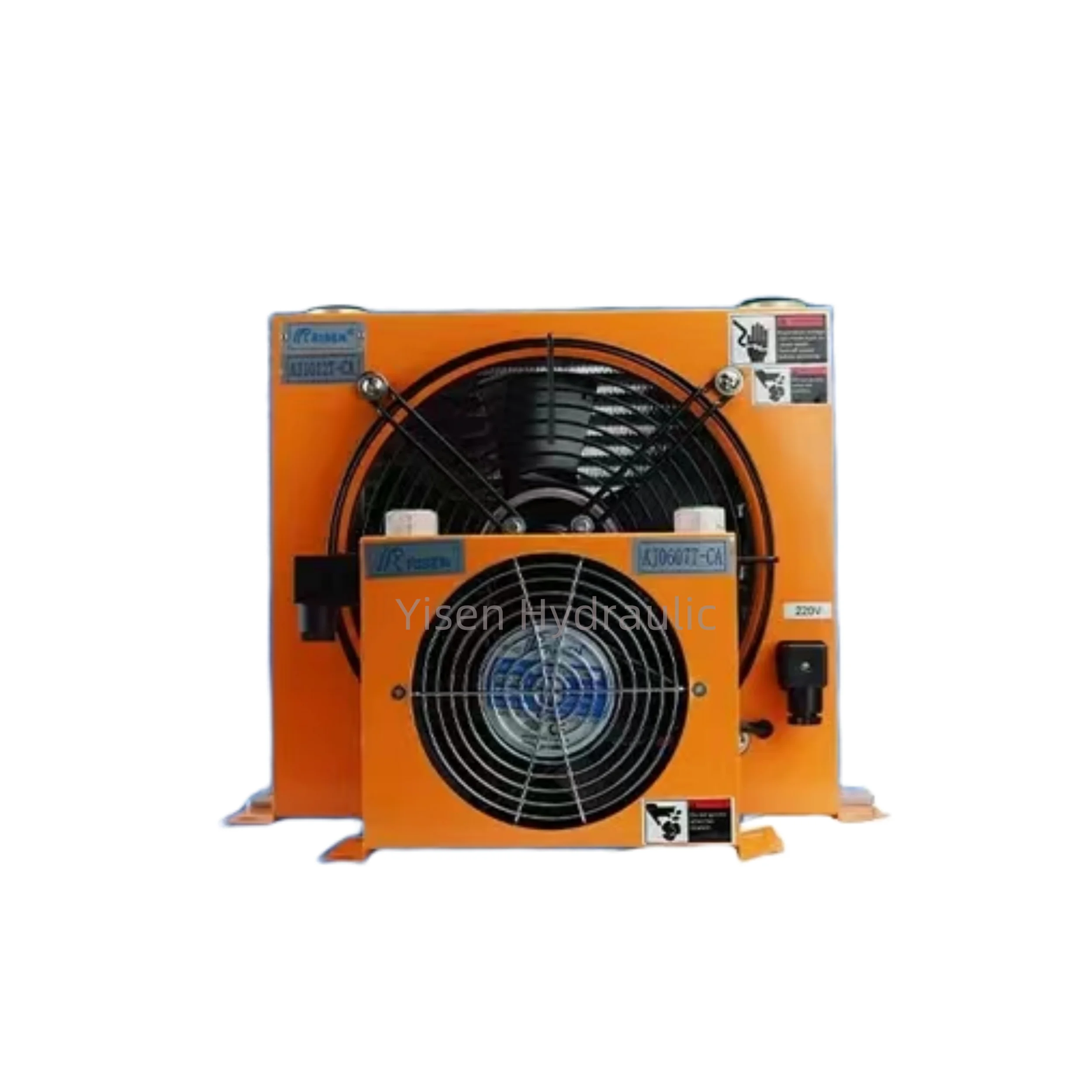 Hydraulic air cooler AH1012T-CA air-cooled oil radiator cooler modified with truck crane for oil tank heat dissipation