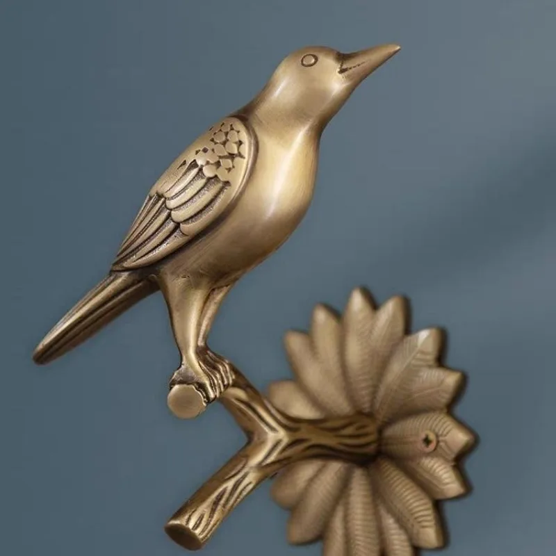 Brass curtains hook personality creative bird curtains buckle curtains 5