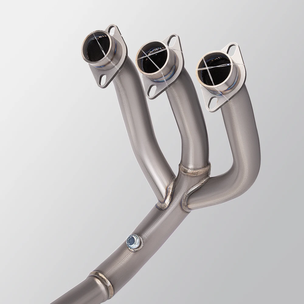 STLF2020-2023 لـ Tiger 850/900 أداء سباق الدراجات النارية العادم التيتانيوم الأنبوب الأمامي في الموقف الأصلي حالة جديدة