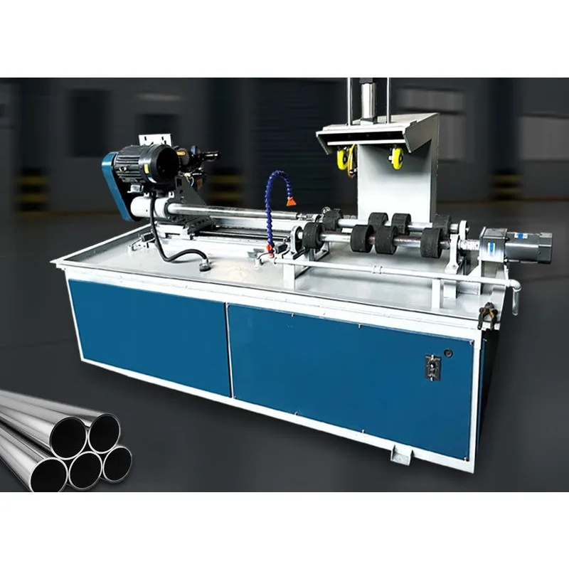 

Round pipe inner hole rust removal and polishing machine