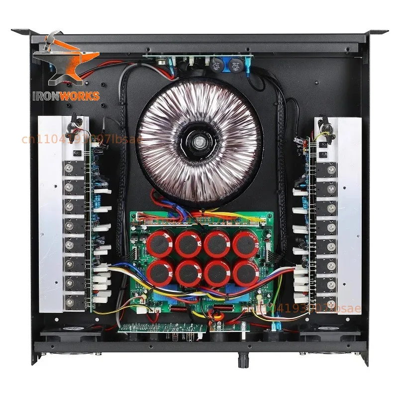 CA9 Power Amplifier Two Channels Class H Powerful Audio System 2*650W CA Amplifiers Professional 2U Amplifier