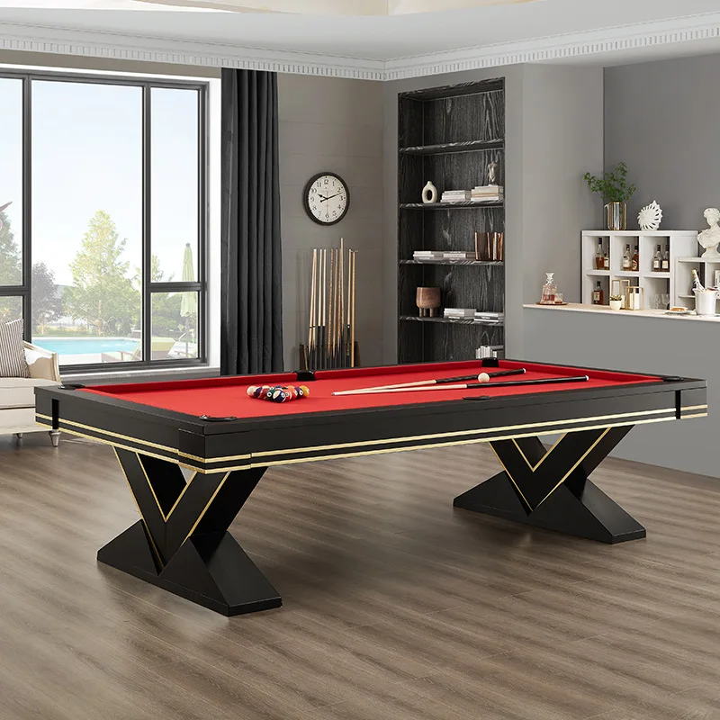 Villa pool table Standard household indoor nine-ball table Commercial black eight multi-function