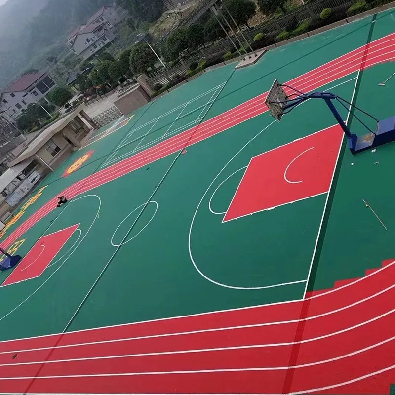Floating Floor Kindergarten, Outdoor Basketball Court Roller Skating Floor