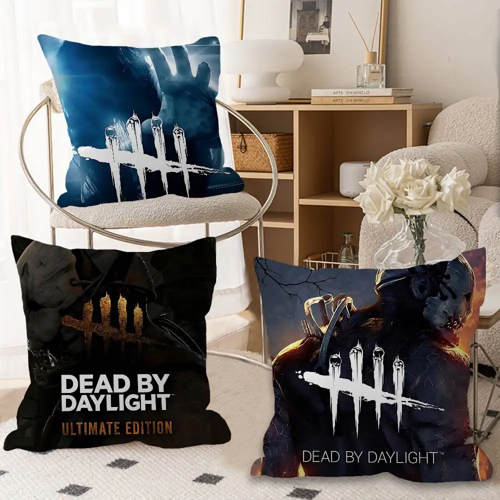 Game D-Dead B-By Daylight Maple Design Cushion Cover Happy Autumn Harvest Decor Holiday Decorati Pillow Cover