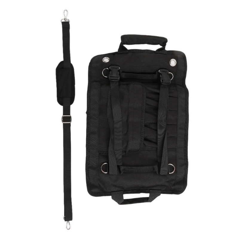 

Shockproof Tool Bag Reliable and Waterproof Essential Tool Roll Up Bag for Professional Repairs and Installations