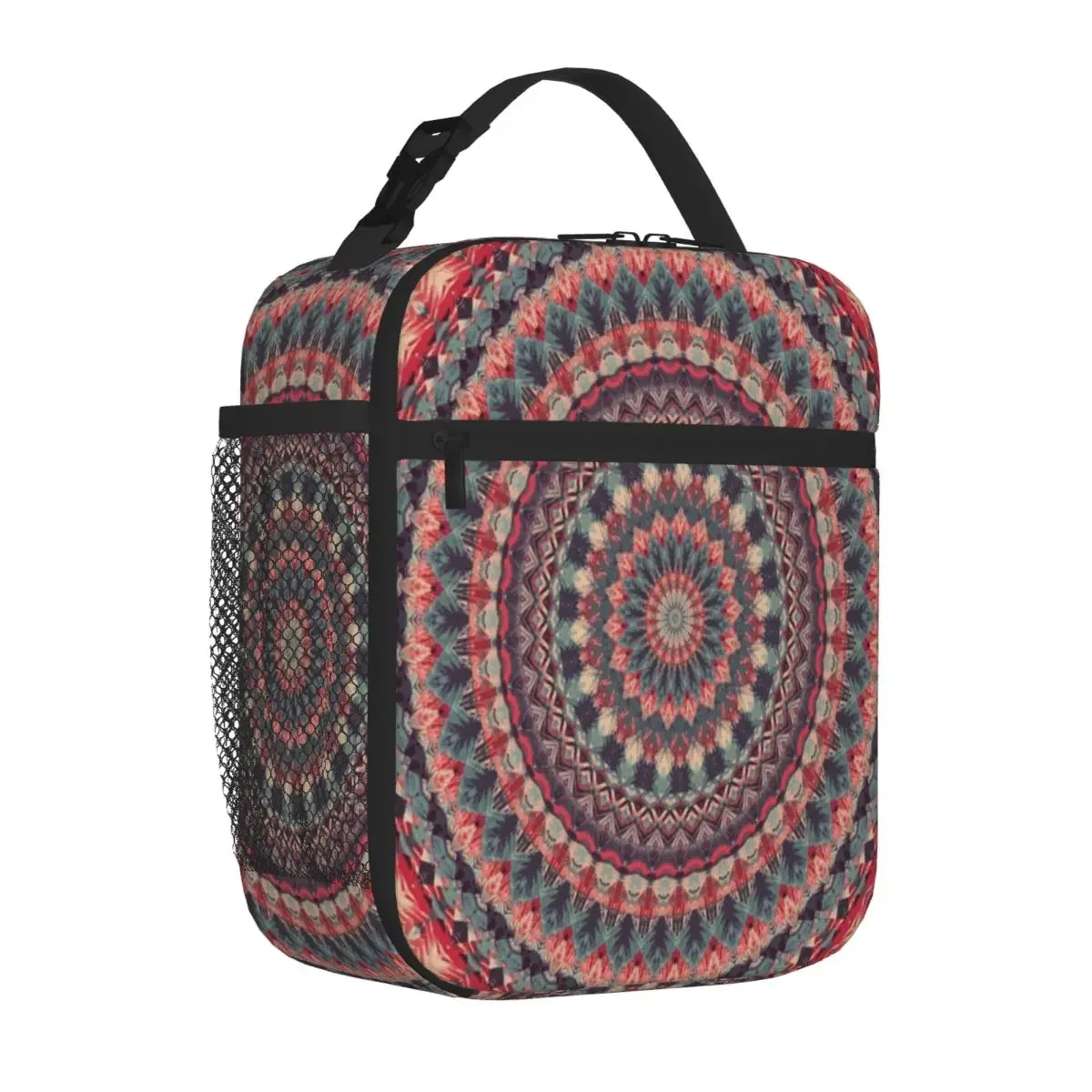 Hot Sale Mandala 126 Neoprene Texture Cooler Lunch Bag After School Snack Neoprene Lunch Bag