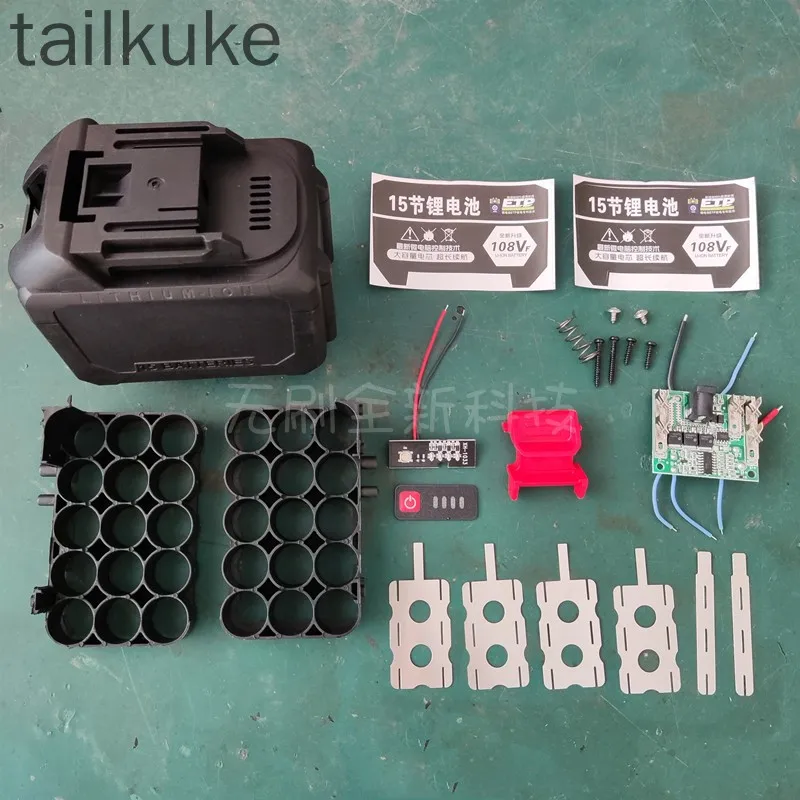Model 20-cell Battery Case Cover Accessories Nylon Thickened Model with Battery Display Panel 5-cell 10-cell 15-cell