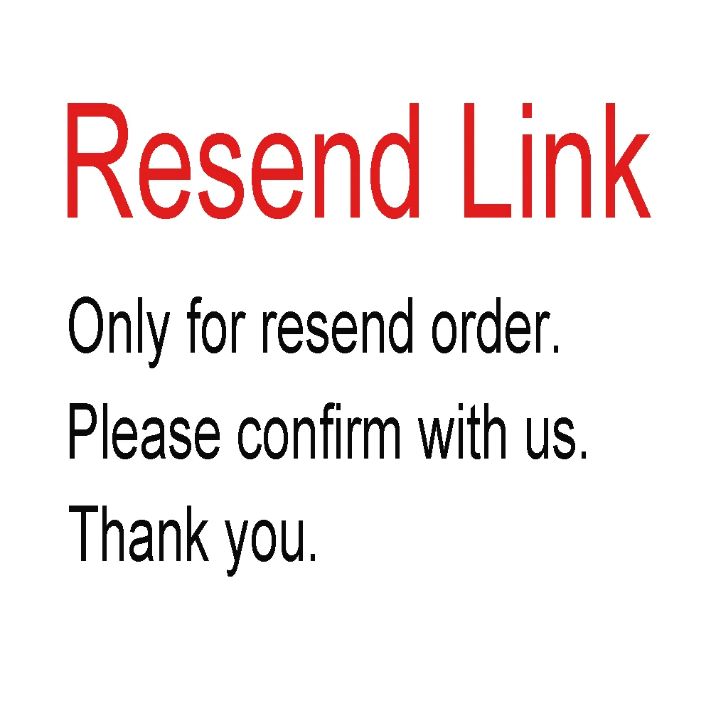 

Resend order link only for resend order