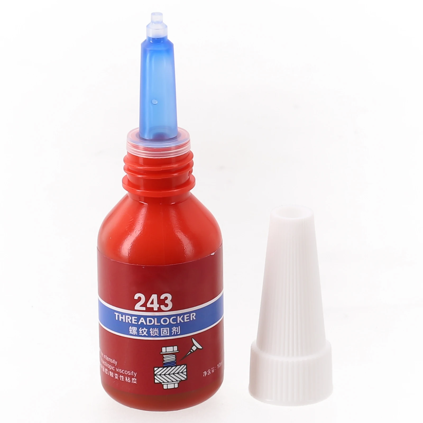 Adesivo anaeróbico para parafuso de relógio, freio da motocicleta, reforço do pneu do motor, Threadlocker 222, 242, 243, 262, 263, 271, 277, 290, 10ml