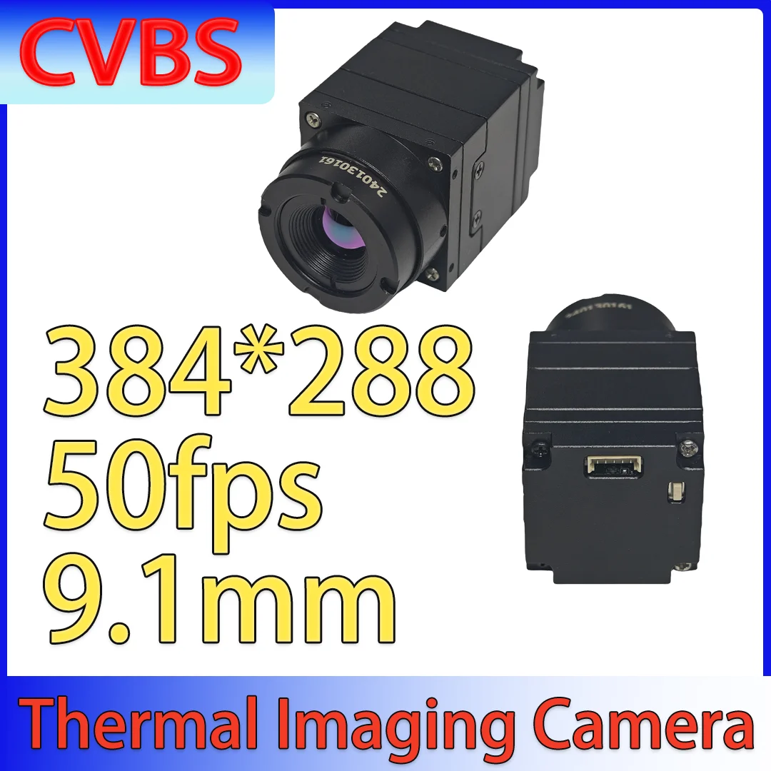 AV384：384*288 Resolution 9.1mm Focal length Thermal Imaging Camera with CVBS for FPV