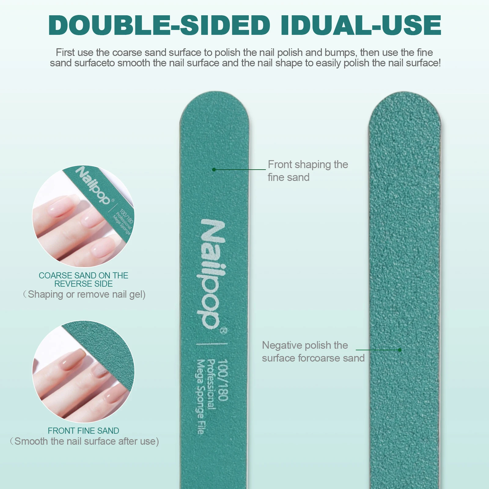 Nailpop Builder Hard Gel Nail Extension Kit HEMA TPO Free 30g Nude Clear Hard Gel with Dual Forms Nail Clips Nail File Nail Art