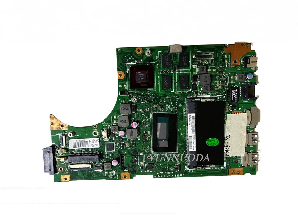 S451LN for ASUS V451L S451L S451LB S451LA Laptop Motherboard with i3 i5 i7 CPU 4G RAM GT840M  2G GPU USB IO board 100% tested