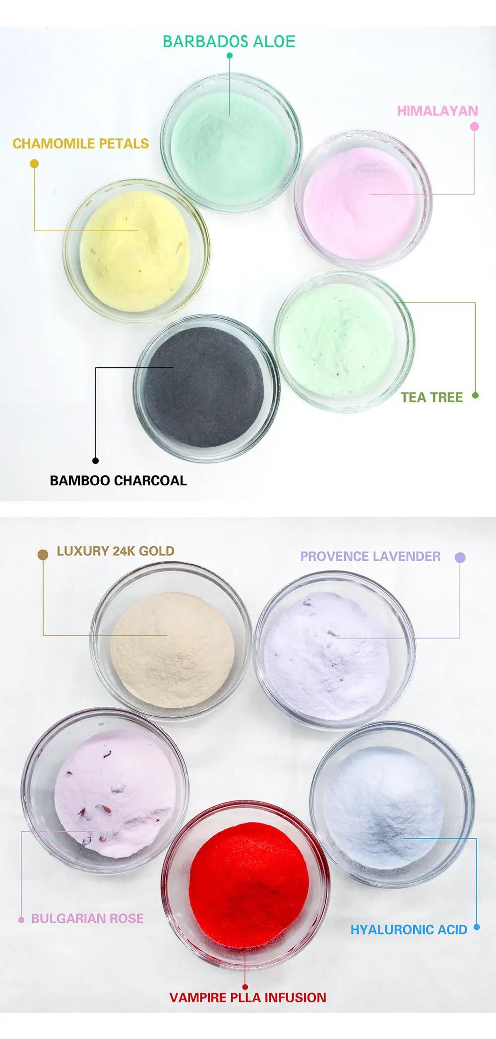 Jelly Mask Facial Professional Rose Smooth Face  Skin Care Hydrated Nourished Hydro Jelly Mask Powder Gel Peel Off MasK