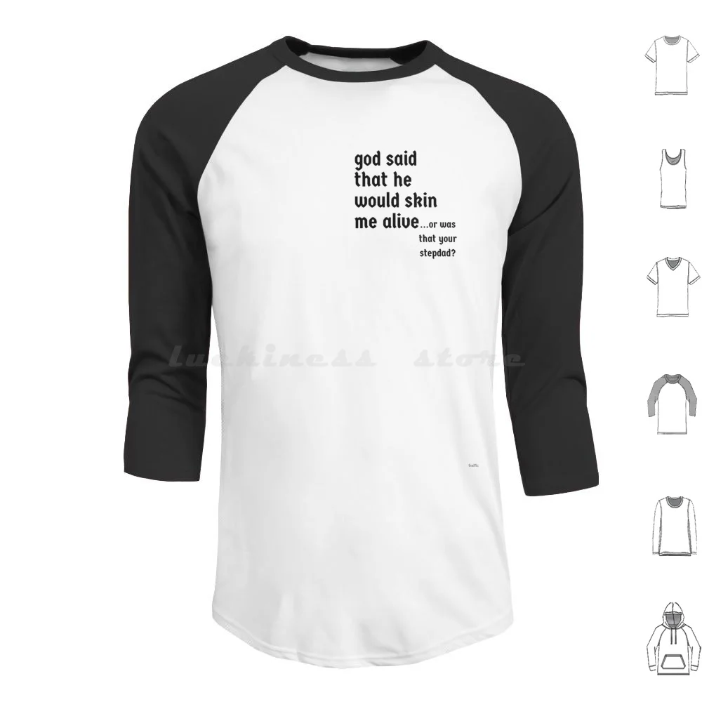 

Или это твоя папа Толстовка с капюшоном из хлопка с длинным рукавом Stepdad God American Idiot Musical Broadway Broadway Musical