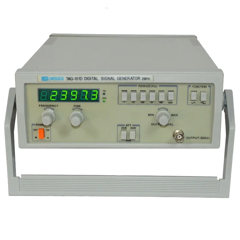 

TAG-101D 0.1Hz-2MHz Low Frequency Digital Signal Generator High Accuracy Signal Source Square Sine Wave Low Distortion