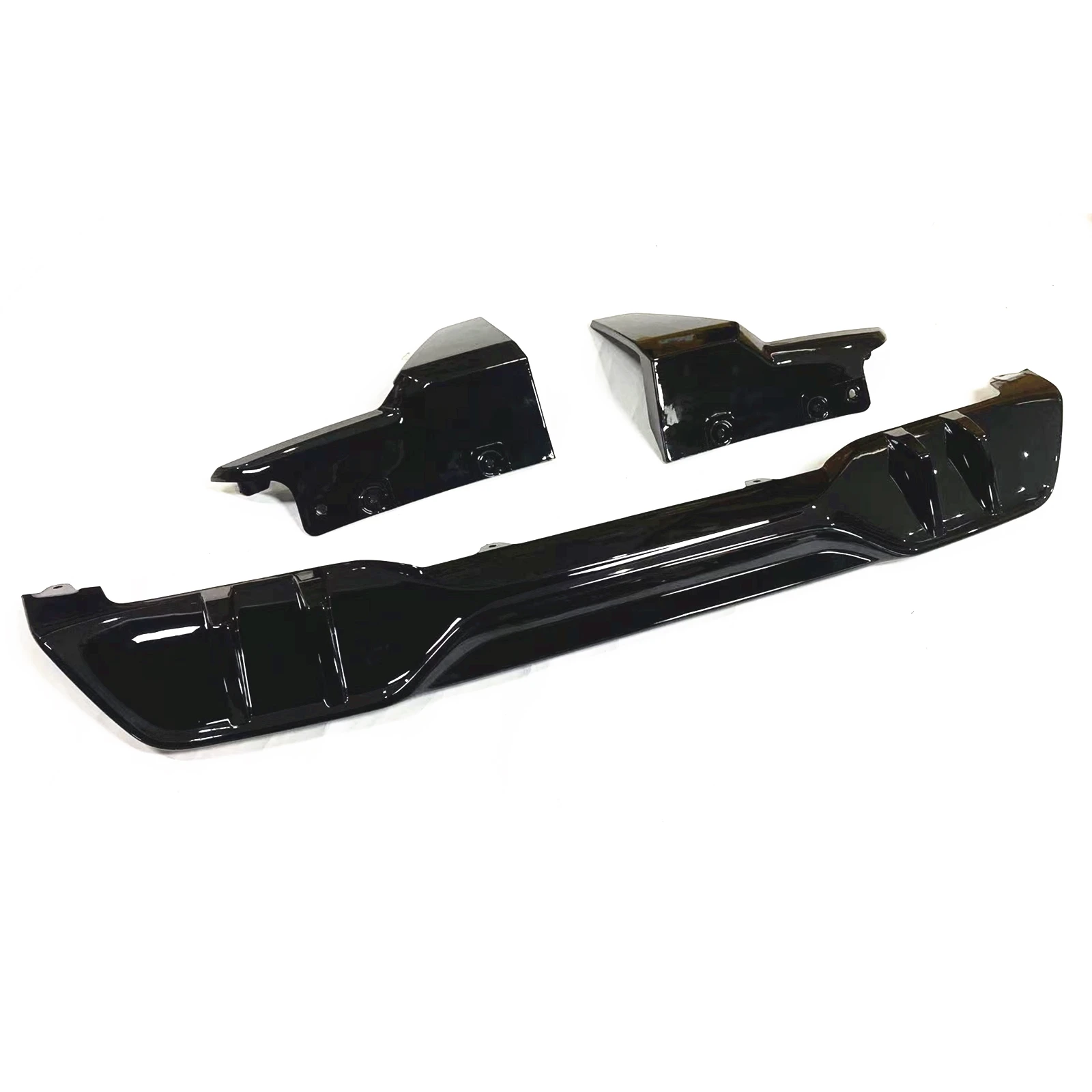 

​Exterior Rear Bumper Diffuser & Side Corner Cover & Tail Pipe Exhaust Tip For BMW G05 LCI X5 M Sport 2019-2023 Pre-Facelift