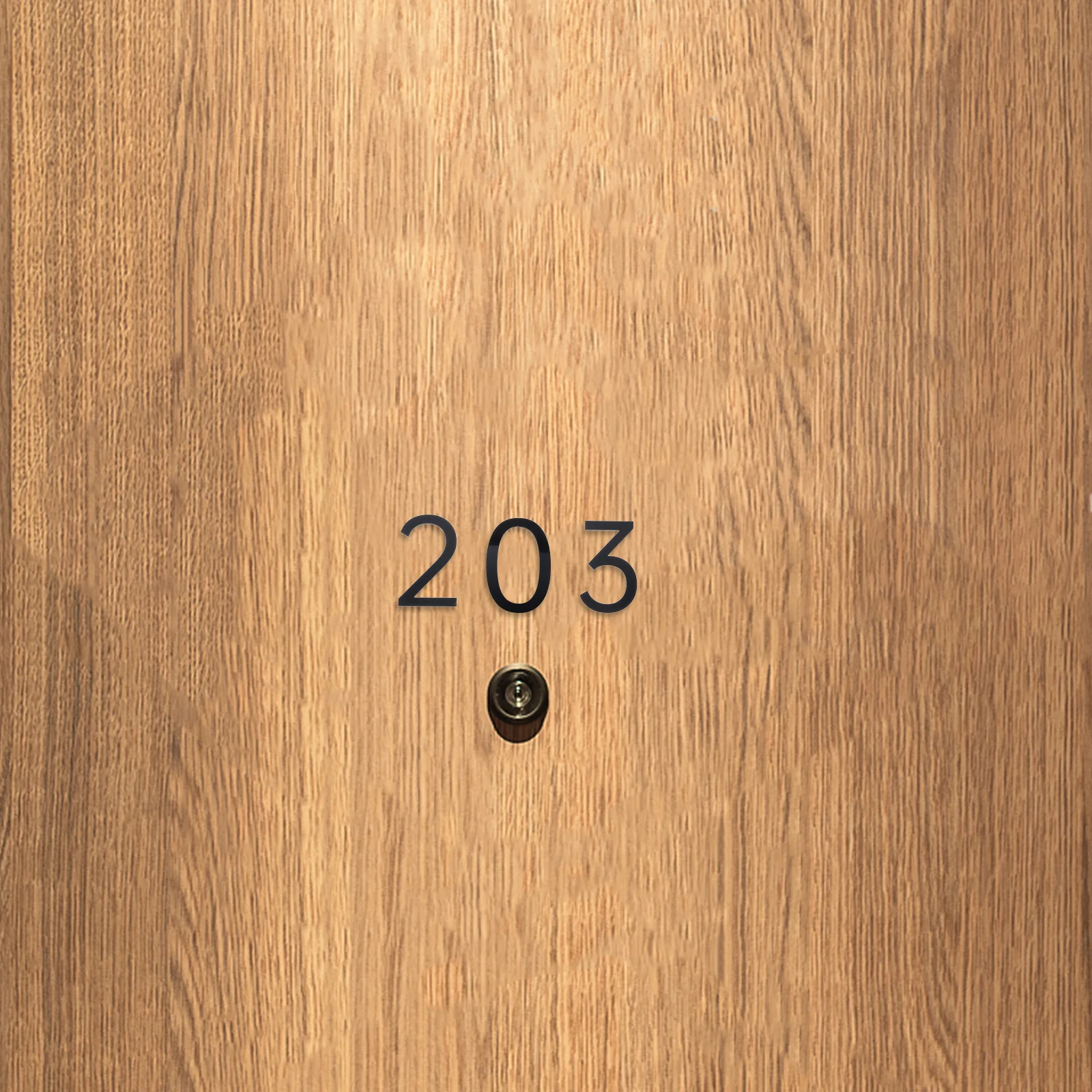 

10Pcs Modern Acrylic Door Numbers Clear Bold Self-Stick Labels for Home Office Apartment Mailbox Wall Number Sign Enhanced