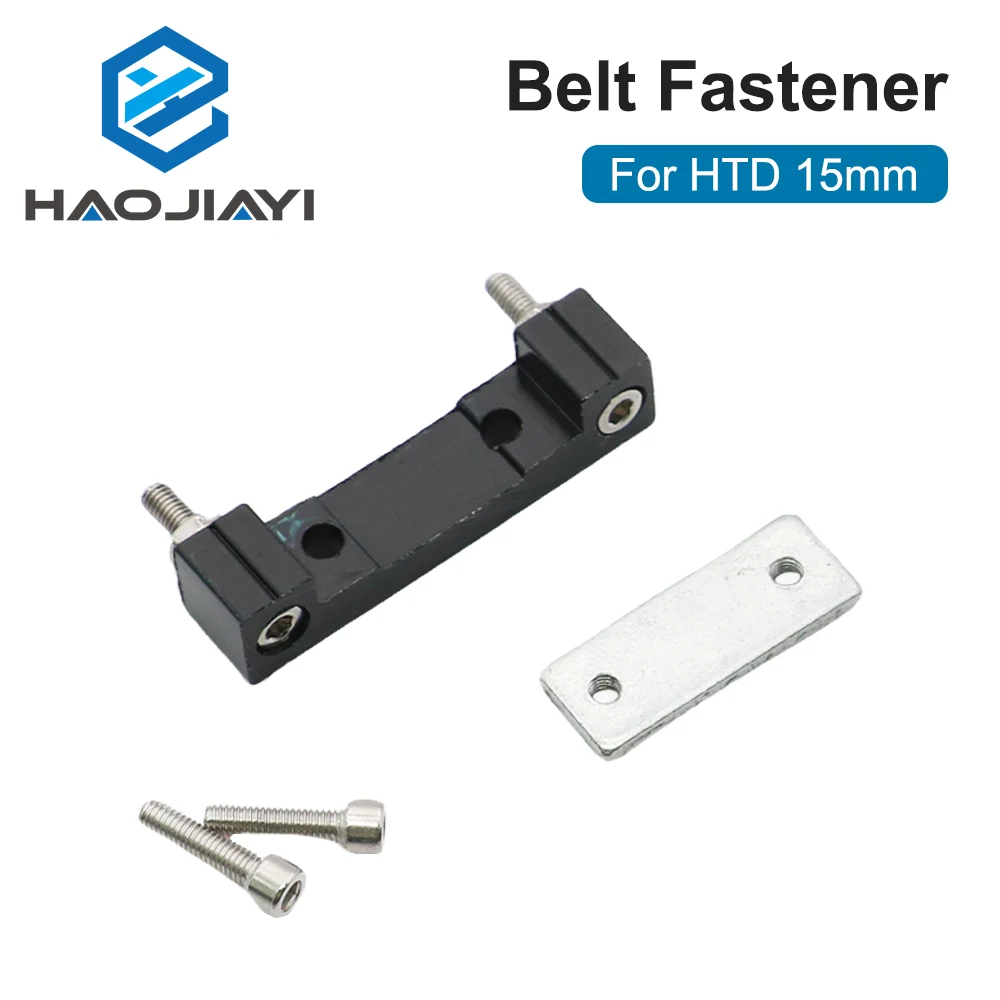 HAOJIAYI E-series Belt Fastener For Width 15mm Open-Ended Timing Belt Transmission For X/Y Axis Hardware Tools Machine Parts