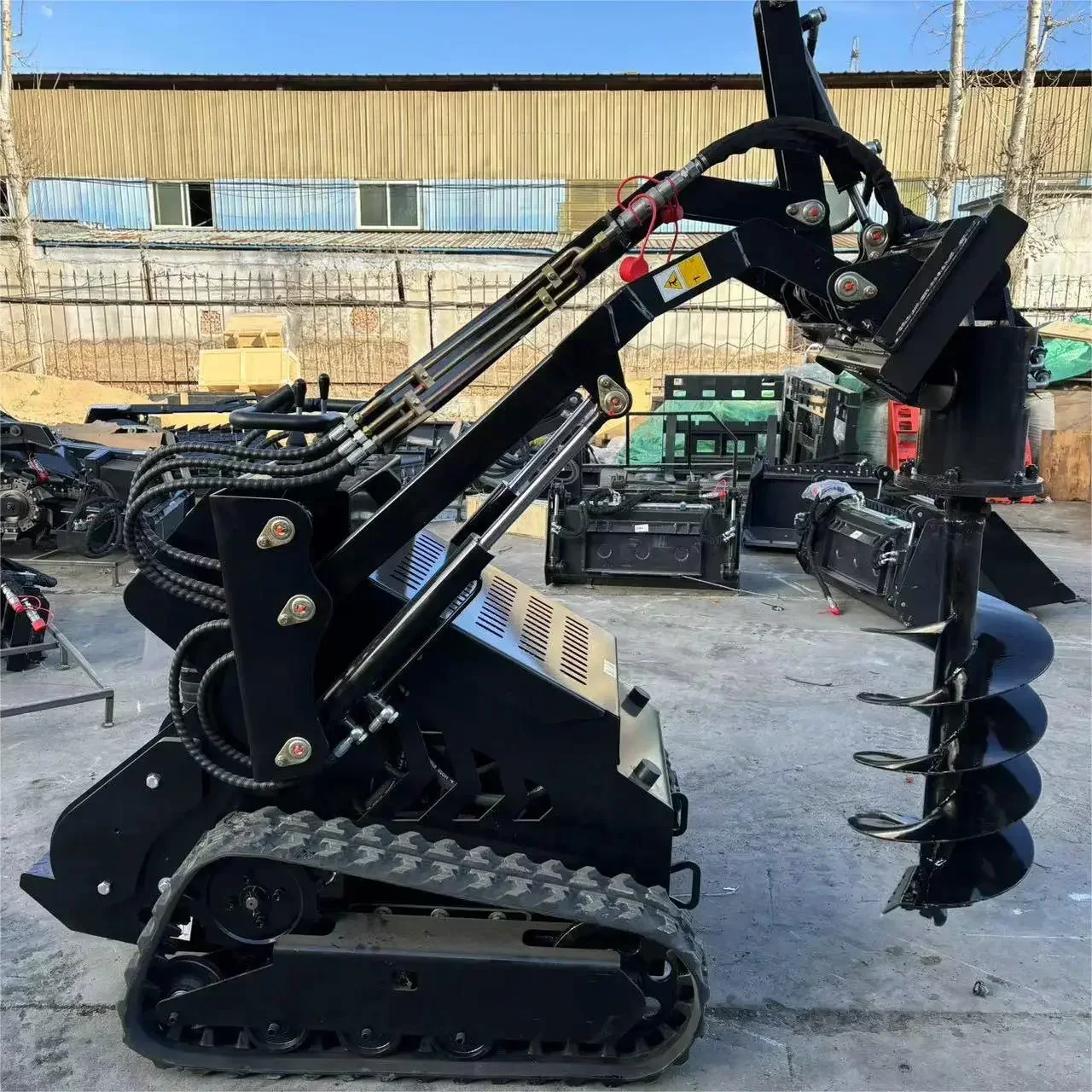 

-For 330 Kg 380 Kg Mini Skid Steer Loader Track Loader With Full Attachments