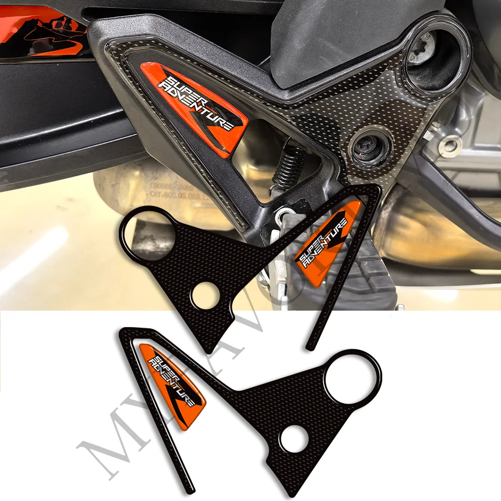 

For 890 Adventure R ADV Protector Tank Pad Side Grips Gas Fuel Oil Kit Knee Handguard Handshield Stickers Decals 2019 - 2025