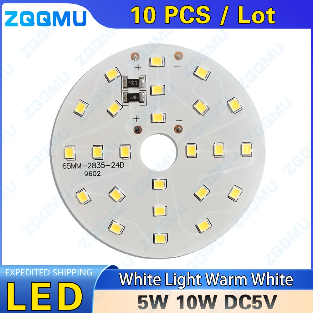 

Low Voltage Light Source 5V Lamp Panel 5V Lamp Beads LED Light Source Panel 5W 10W White Light Warm Light 5V Light Source