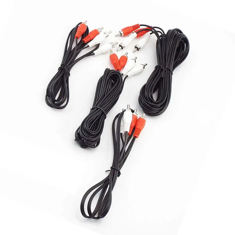 

RCA Cable 2RCA Male to 2RCA Male Stereo Audio Extension Cord 2-RCA male plugs