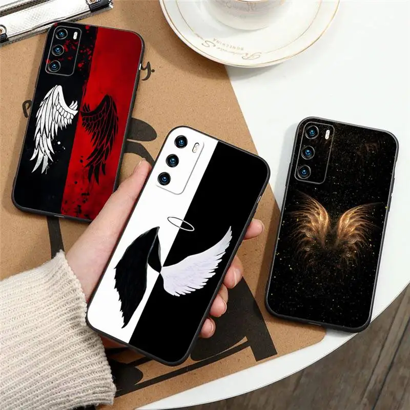 Wings Of The Devil Angel Phone Case For Honor 70 60 50 30 V30 7A Pro 20 10 Lite 7C 9X 10I 8X 8S 20I Psmart Z Soft Cover