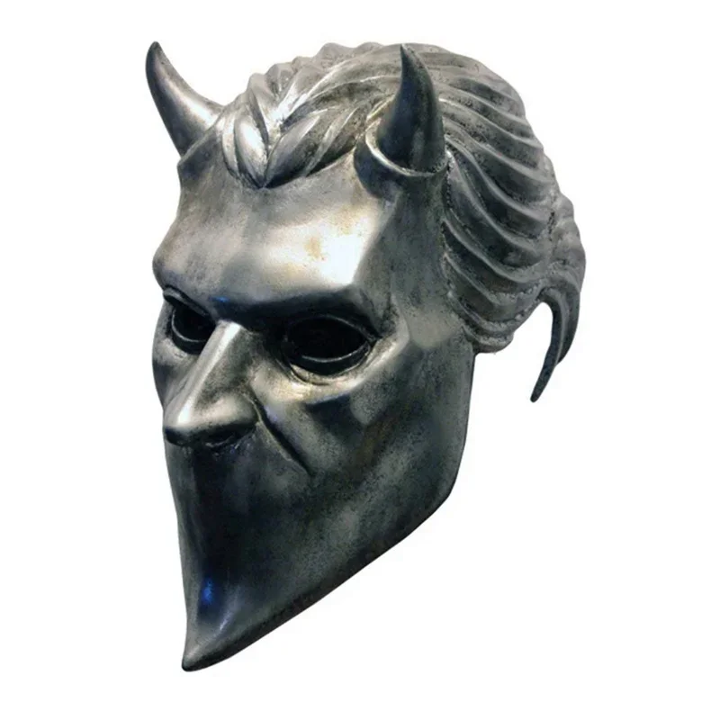 2025 AA Ghost B.C روك رول مجهول الغول الفرقة Grucifix بابا إميري الكبار اللاتكس خوذة لكامل الوجه قناع هالوين تأثيري جديد wat1