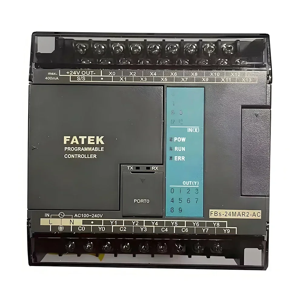 FATEK FBS PLC Mcr2 60mcr 40mat2 10mat2 6rtd 2lc 6ad U2c Md 180 Mct2 Mat2 Mar2 Ac D24 Brand New Programmable Logic Controller