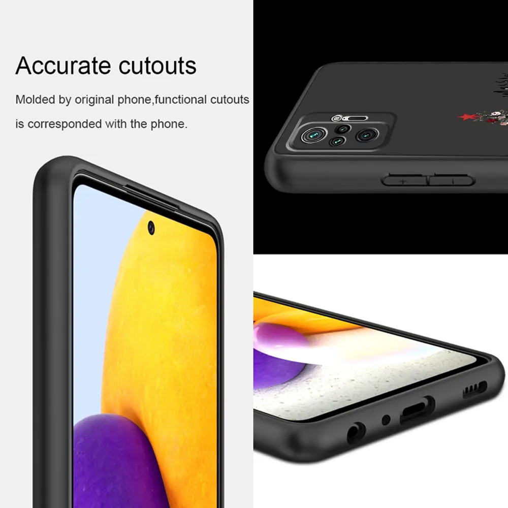 شجرة عيد الميلاد جراب هاتف ثلج صغير ، غطاء ناعم لريدمي نوت 11 ، 12C ، 10Pro ، 9S ، 8 ، 13 ، 11S ، 7 ، 8T ، 11Pro Plus ، 12S ، 9 ، 8 برو ، نوت١٠لايت