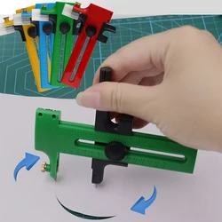 1/2PCS Circle Cutter Adjustable Circular Cutting Tool for Making Fabric Crafts DIY Scrapbook Art Craft Tool Circle Paper Cutter