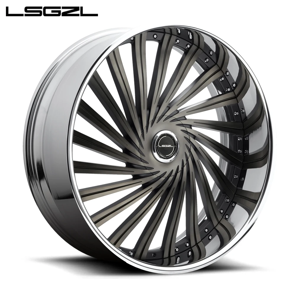 LSGZL forged aluminum alloy wheels 18 19 20 21 22 23 24 26 Inch Deep Concave Wheels