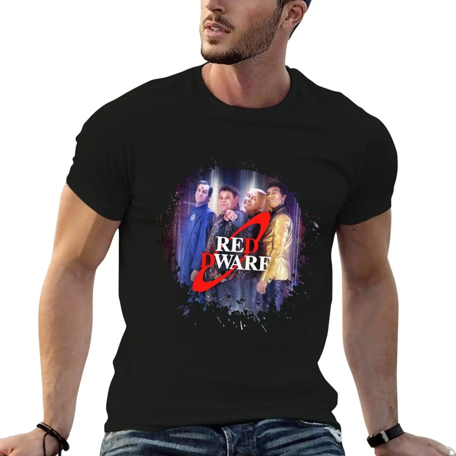 

Red Dwarf - Crew T-Shirt cotton t shirts man 100% anime tshirt T-Shirt