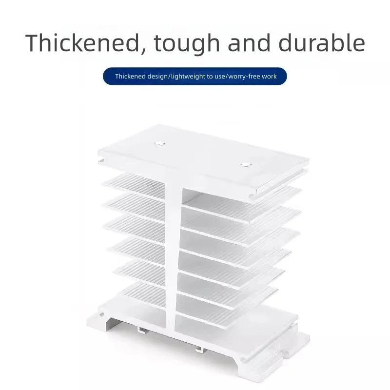 Disipador de calor de estado sólido de aluminio monofásico para radiador, base de refrigeración SSR DA AA, relé de estado sólido, radiador especial, 10-120A