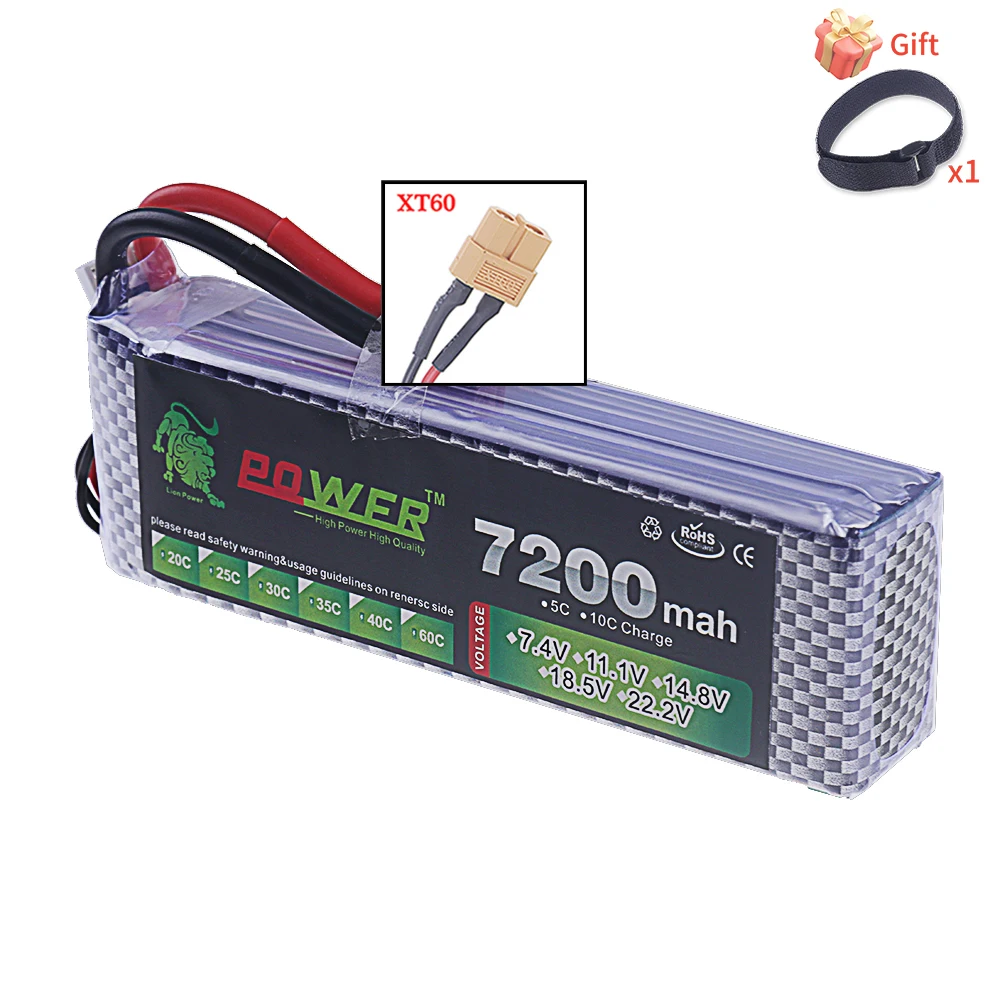 3S 11.1V Lipo Batterij Deans T / XT60 1500mAh 1800mAh 2200mAh 2800mAh 4200mAh 5200mAh 7200mAh Voor RC Auto Vrachtwagen Buggy Racing Boot