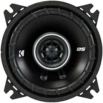 KICKER DSC40 4-Inch (100mm) Coaxial Speakers, 4-Ohm (Pair)