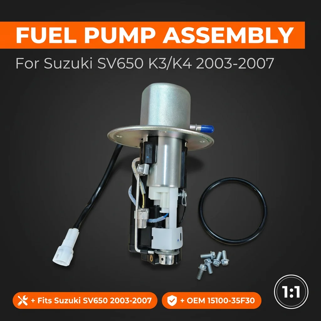 

For Suzuki SV650 K3 K4 2003-2007 Fuel Pump Assembly 15100-35F30 3pins For Suzuki SV1000 K3/K4 2003-2005 Motorcycle Accessories