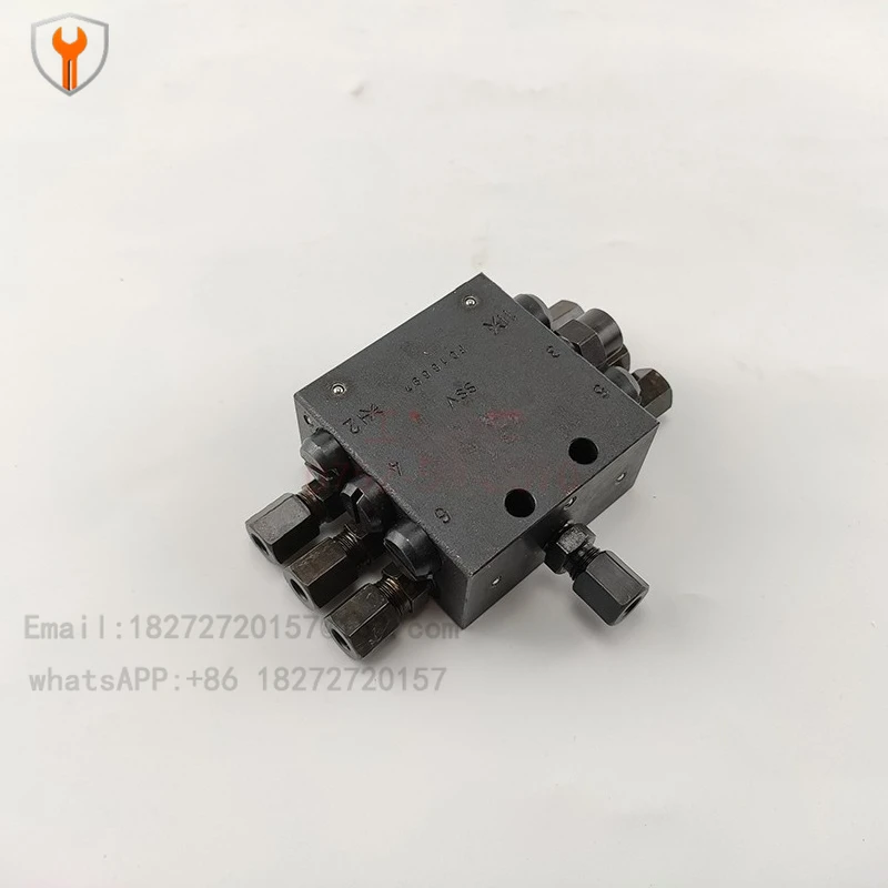 SSV type butter distributor Zhonglian pump truck mixing station oil distribution block type one-way valve SSV8 (domestic)