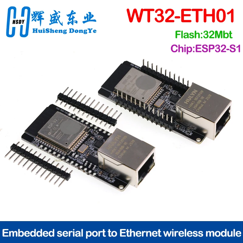 yZ[zWT32-ETH01 gݍ݃VA|[glbg[LO BluetoothΉ C[Tlbg WIFI R{Q[gEFC MCU ESP32 CXW[ WT32 ETH01