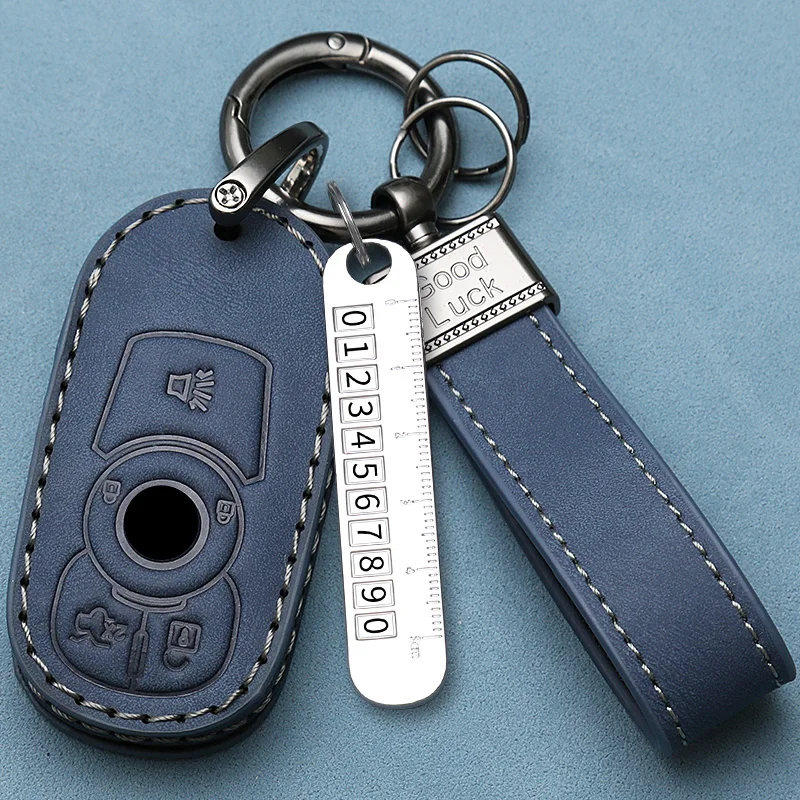 Nuova custodia per chiavi per auto Shell per Buick Envision Vervno Encore GS 20T 28T nuovo LACROSSE Opel Astra K Keyless Protector Fob