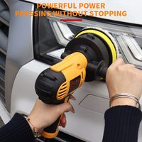 Car Polisher Waxer US Plug 700w 125mm Base Variable Speed Professional Polisher Perfect for Grinding Polishing Waxing Furniture