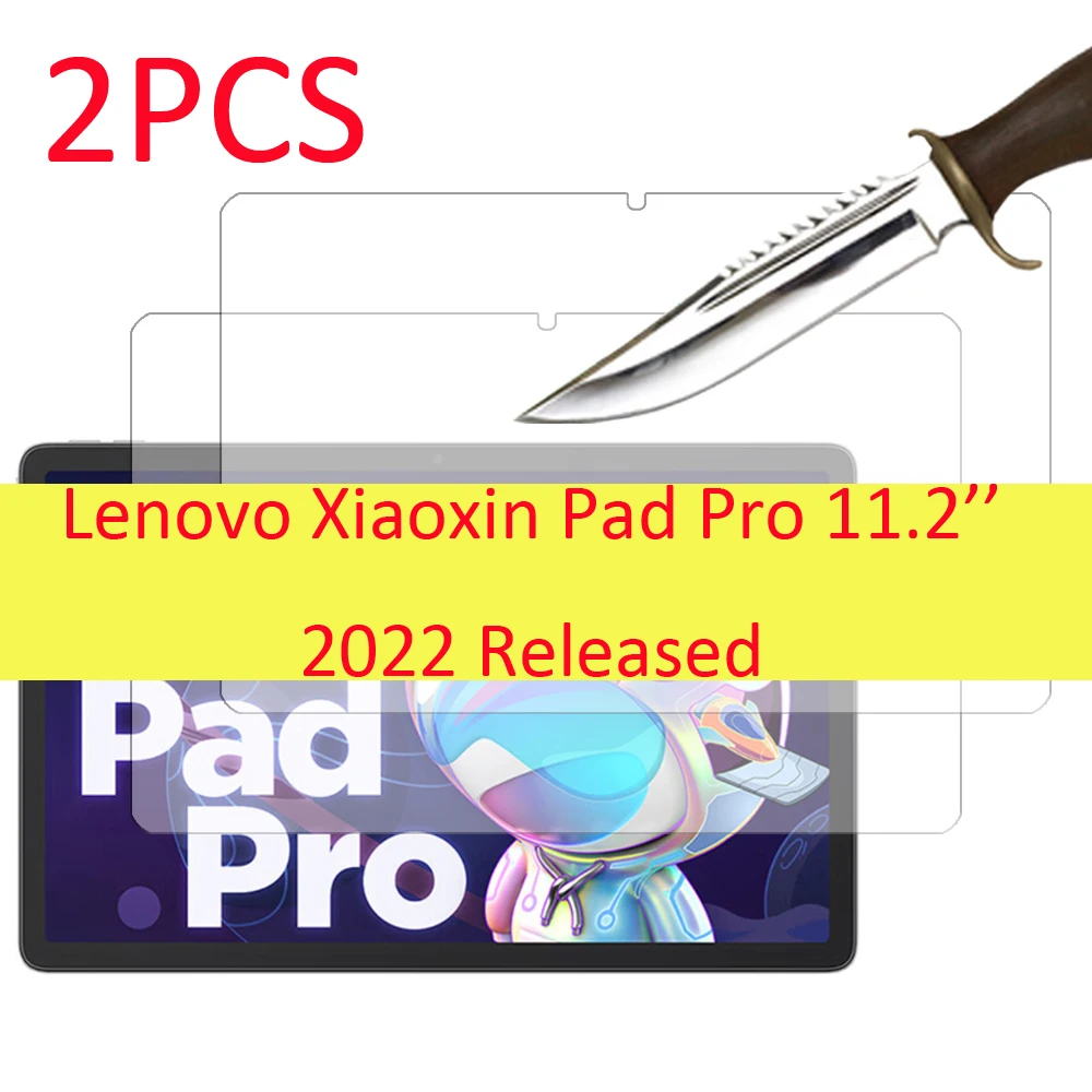 2PCS Glass For Lenovo Xiaoxin Pad pro 2022 11.2\'\' TB132FU TB138FC Scratch Proof Tempered Glass Screen Protector