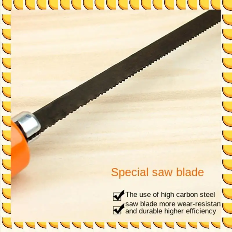 BAAU Mini sega per la lavorazione del legno regolabile, sega multifunzionale per bambini, piccola seghetto fai-da-te, piccola sega a mano in metallo multifunzionale