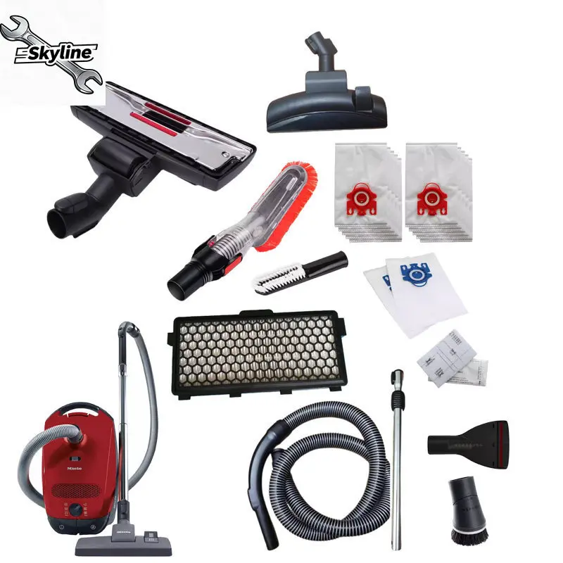 Vacuum cleaner accessories: S4, S6, S8, C1, C3, GN multi-functional floor brush, small suction head, cloth bag