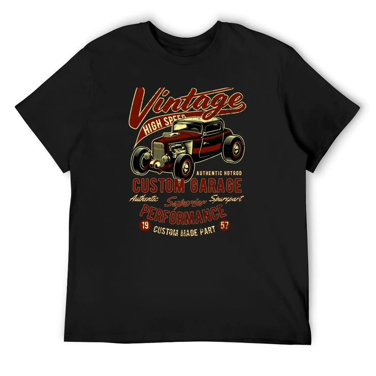 

Vintage Hot Rod T-Shirt graphic tee shirt vintage anime t shirts funny t shirts for men
