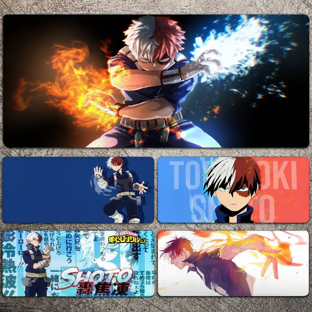 

Todoroki Shoto My Hero Academia Anime Mousepad Large Gaming Mouse Pad LockEdge Thickened Computer Keyboard Table Desk Mat
