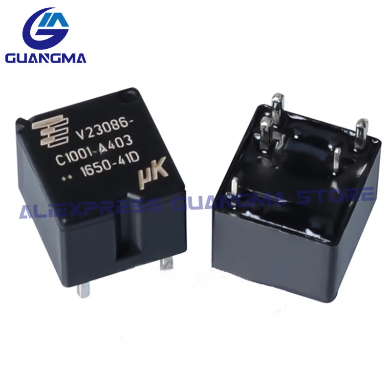 10PCS 100% New Original Relay V23086-C1001-A403 DC12V 30A 5Pin DC12V Automotive relays V23086C 1001 A403 12VDC