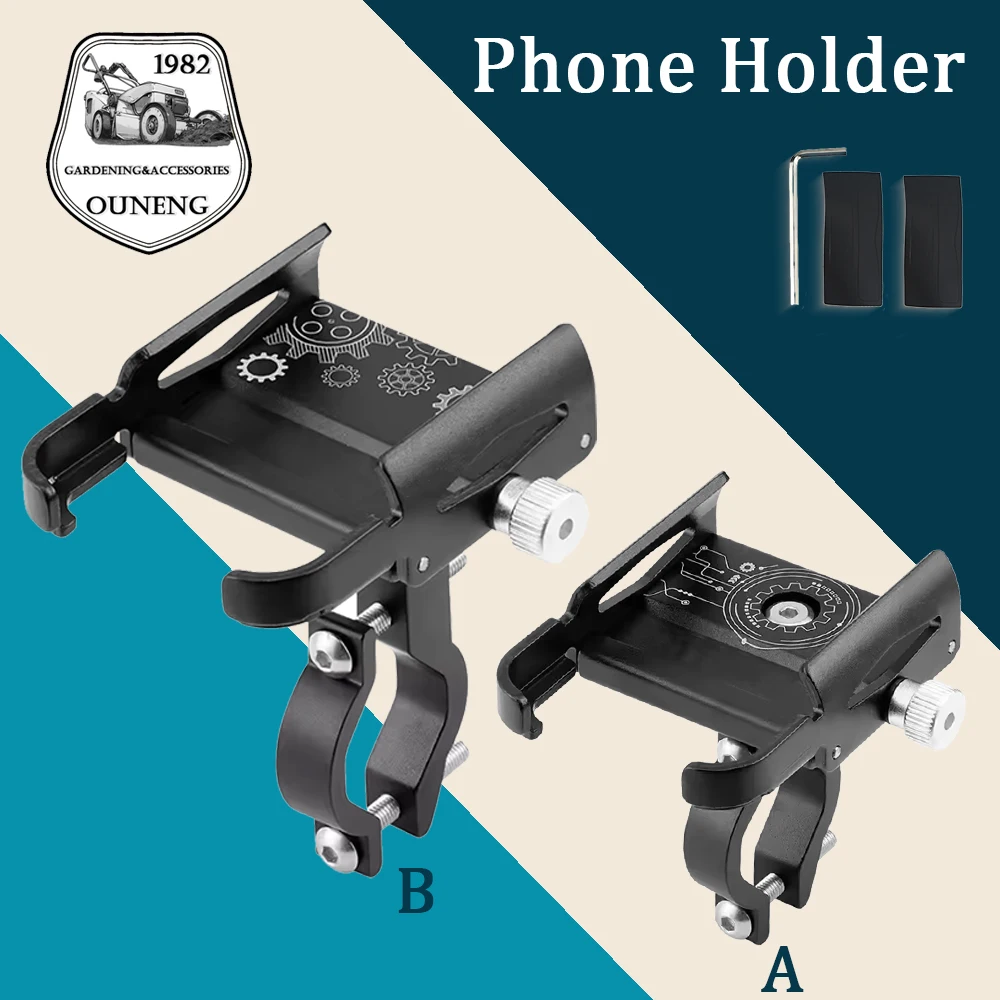 

Bike Phone Holder 360 Rotation Bicycle Phone Holder for 4.7-7.0 inch Devices Motorcycle Handlebar Mobile Phone Stand