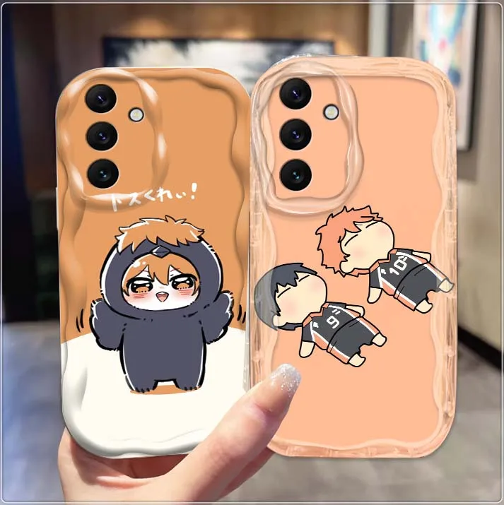 

Anime Haikyuu Hinata Shoyo hot Phone Case For Samsung A73 A72 A71 A56 A55 A54 A53 A52 A51 A32 A36 A26 A25 A13 A14 5G Wave Oil